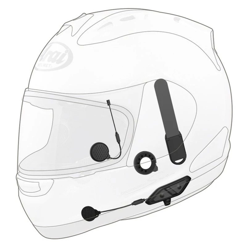 Sena 10U Motorcycle Bluetooth Communication System - Arai Full Face Helmet 5 Sena 10U Motorcycle Bluetooth Communication System - Arai Full Face Helmet - Image 3