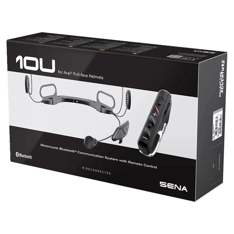 Sena 10U Motorcycle Bluetooth Communication System - Arai Full Face Helmet 3 Sena 10U Motorcycle Bluetooth Communication System - Arai Full Face Helmet