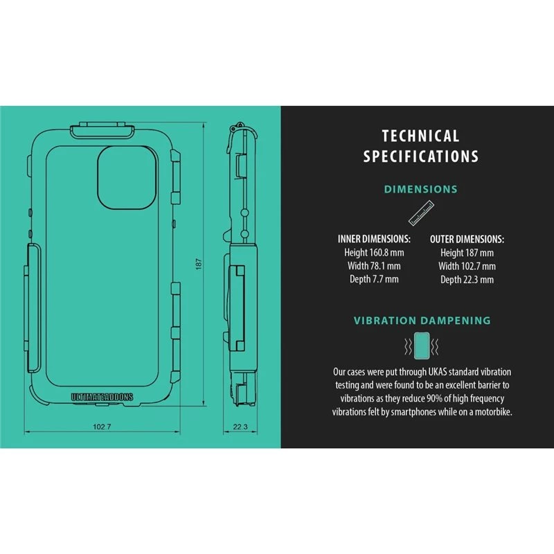 Ultimateaddons Apple iPhone 13/13 Pro Max Waterproof Tough Case 8 Ultimateaddons Apple iPhone 13/13 Pro Max Waterproof Tough Case - Image 6