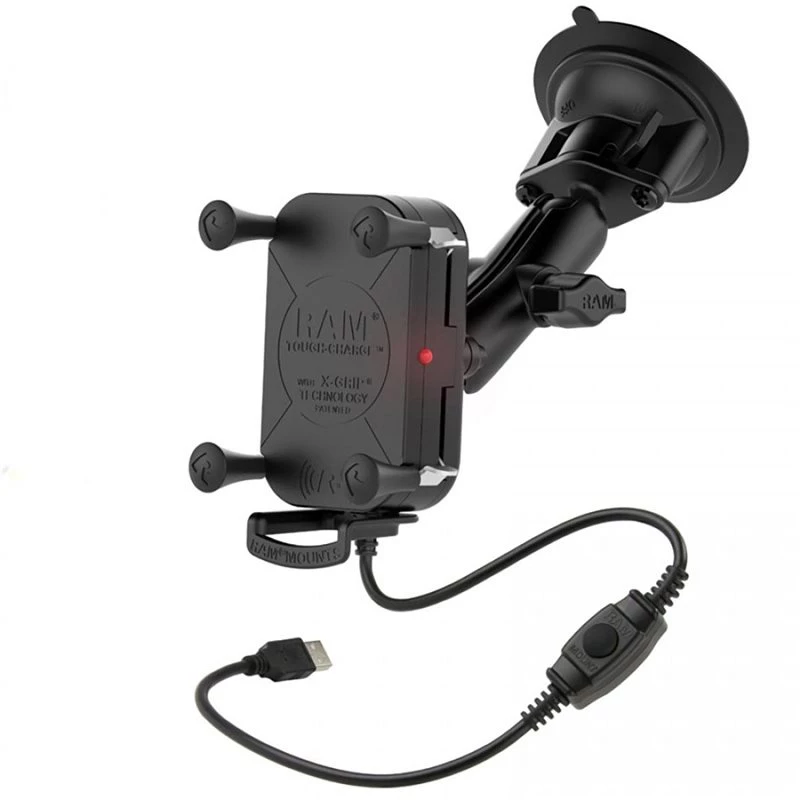 RAM Mounts Tough-Charge™ X-Grip Waterproof Wireless Charging Suction Cup Mount 3 RAM Mounts Tough-Charge™ X-Grip Waterproof Wireless Charging Suction Cup Mount